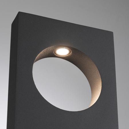 Stilvolle 50cm Wegeleuchte in Anthrazit IP65 Aluminium mit warmweißem Licht Paulmann 94380